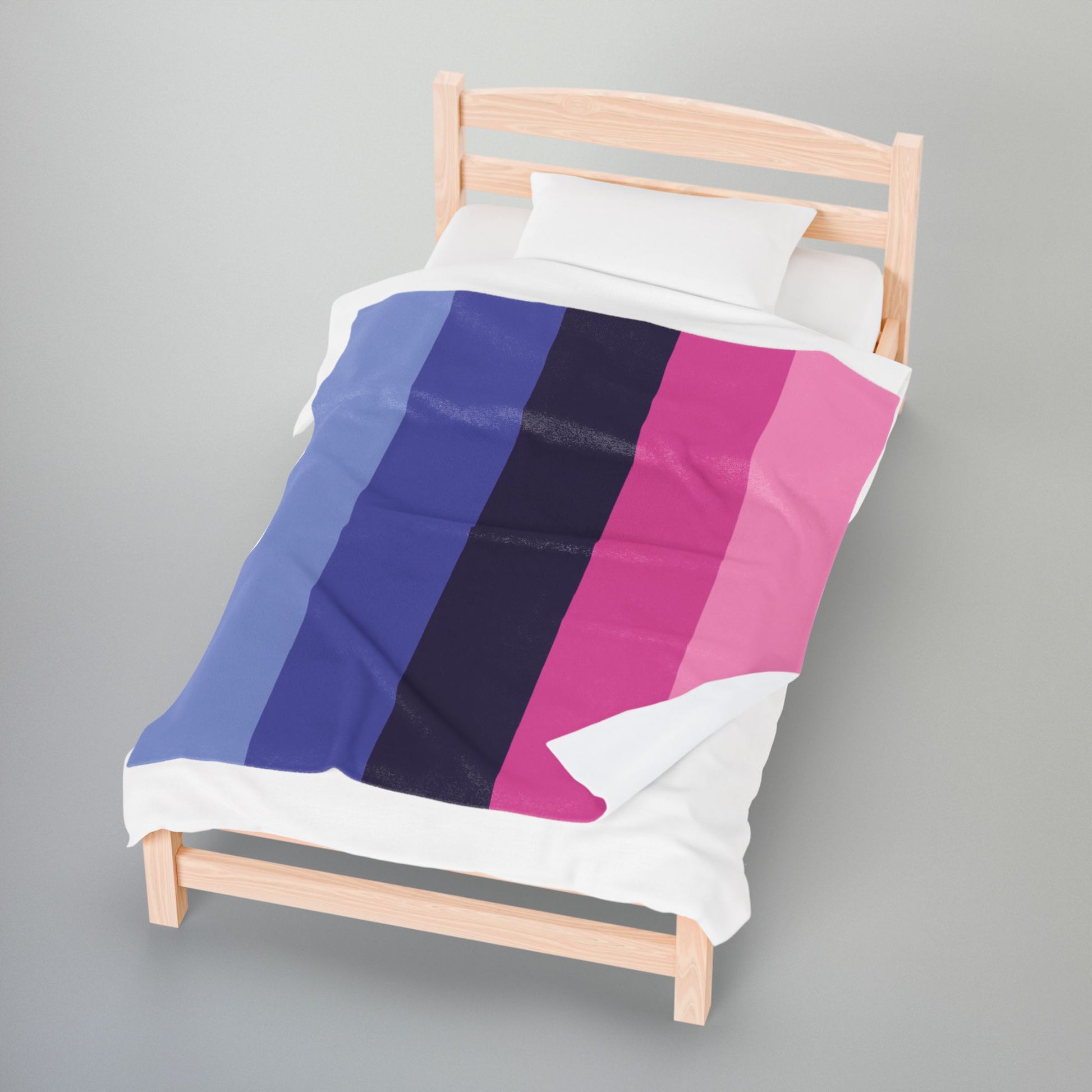 Omnisexual Pride Flag Velveteen Plush Blanket