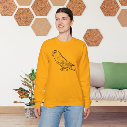 Holly Girl, Sweat-shirt à col rond Lovebird Line Art