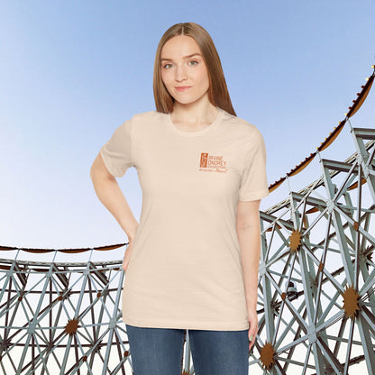 I Just Wanna Hang Out with My Dog & Ride Roller Coasters Tee (BACK graphic) • Irvine Ondrey Engineering