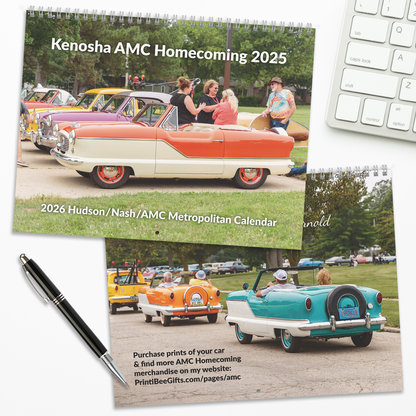 14" x 11.5" Matte 2026 Hudson / Nash / AMC Metropolitan Calendar • AMC Homecoming 2025