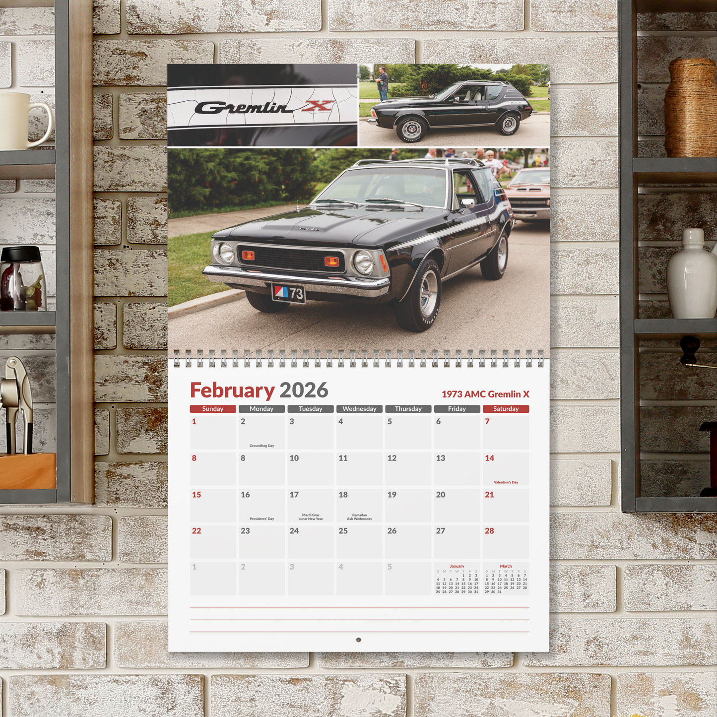 2026 AMC Gremlin Calendar • AMC Homecoming & AMC Races 2025