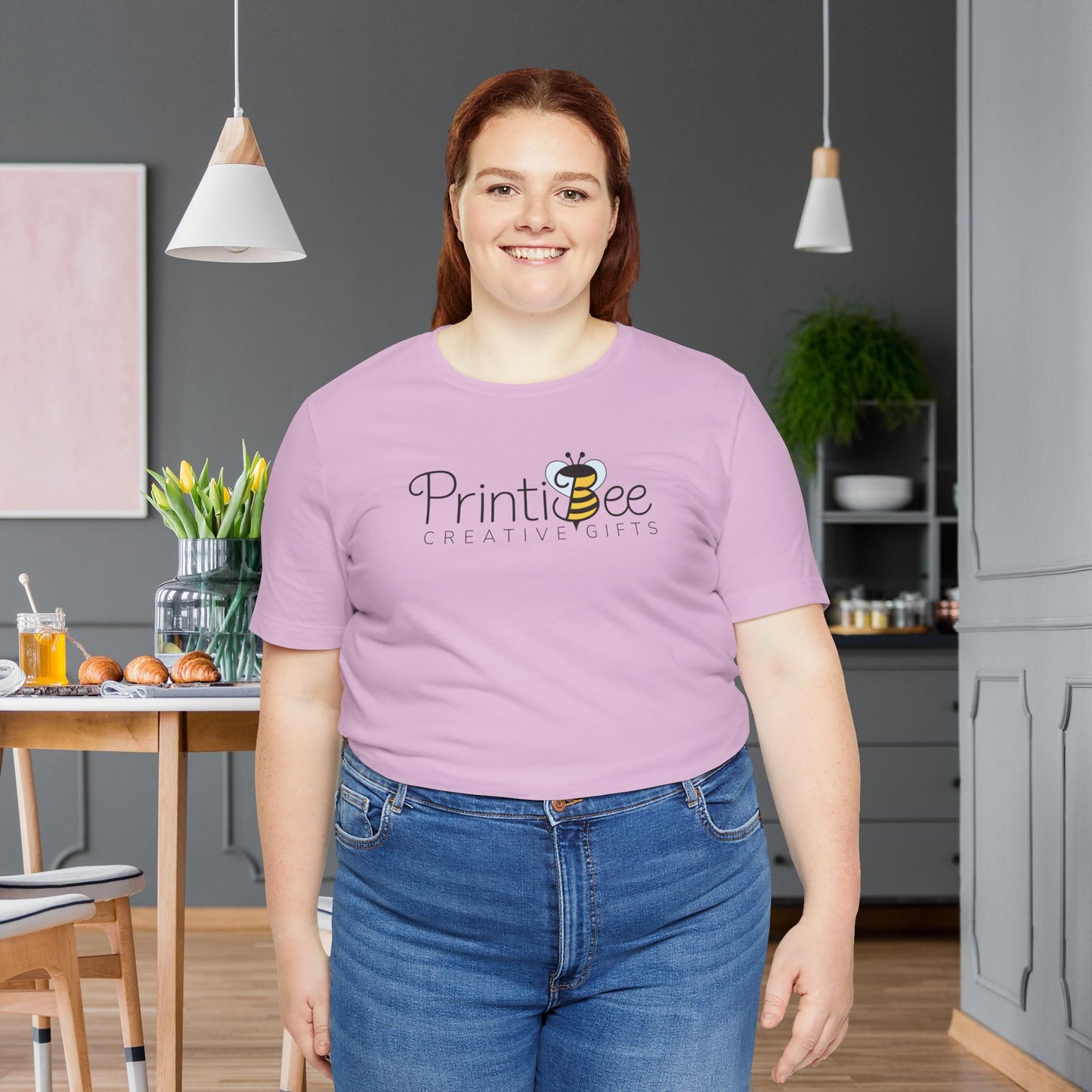 Camiseta con logotipo PrintiBee