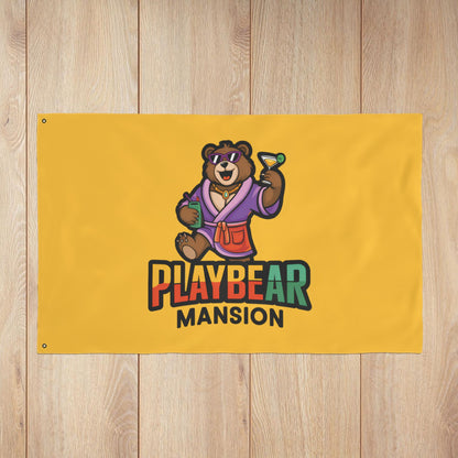 Playbear Mansion Double-Sided Flag with Grommets