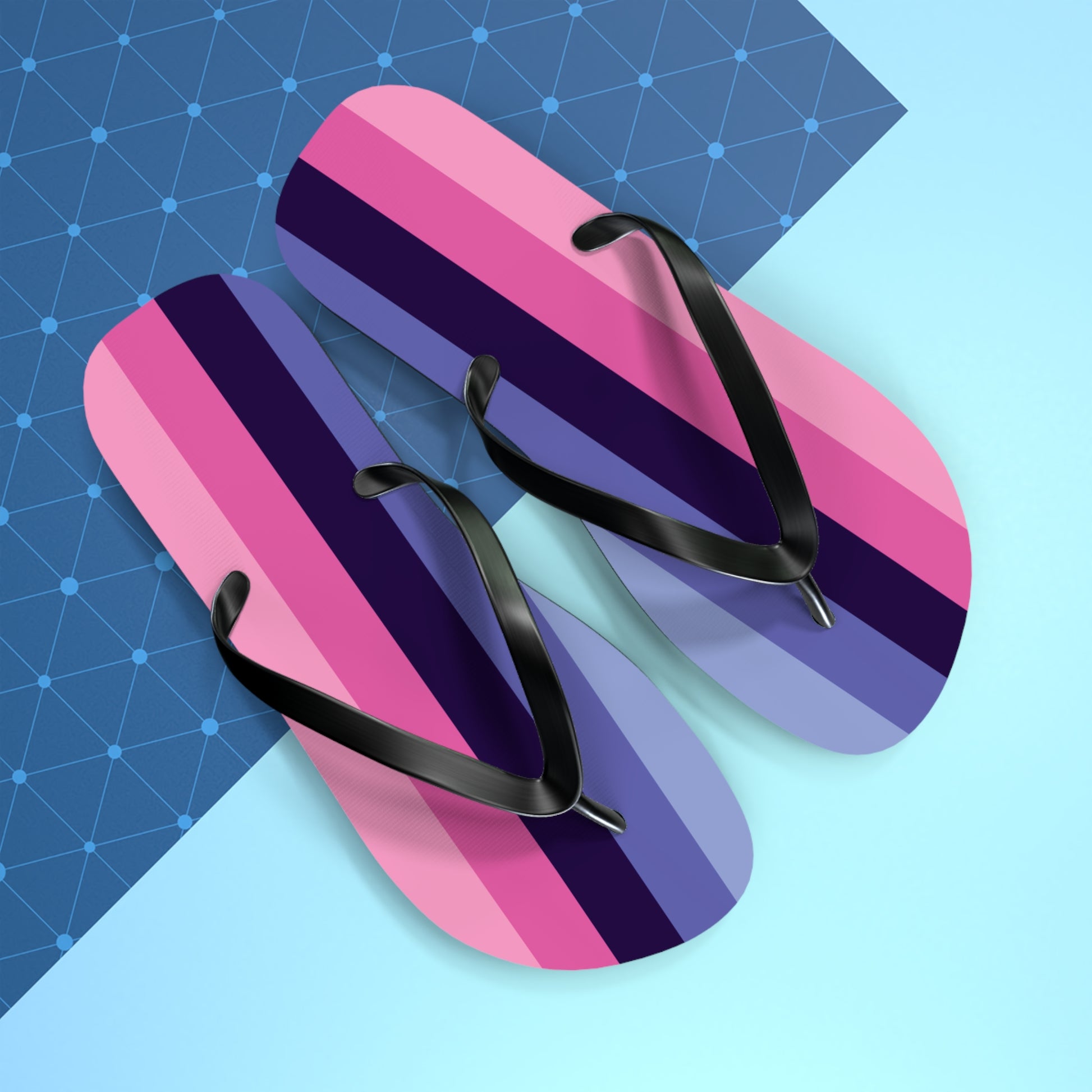 Omnisexual Pride Flip Flops
