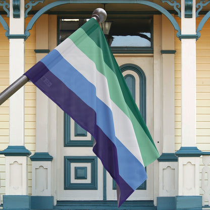 Gay Men Pride 5-Stripe Flag