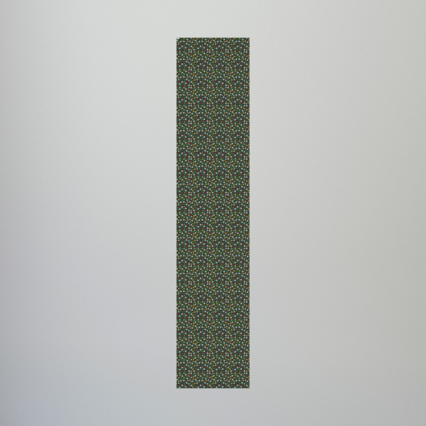 Christmas Green & Gold Paw Print Green Bay WI Gift Wrapping Paper Roll