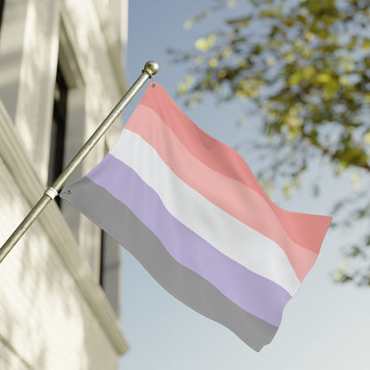 24'' × 36'' Cupioromantic Pride Flag with Grommets