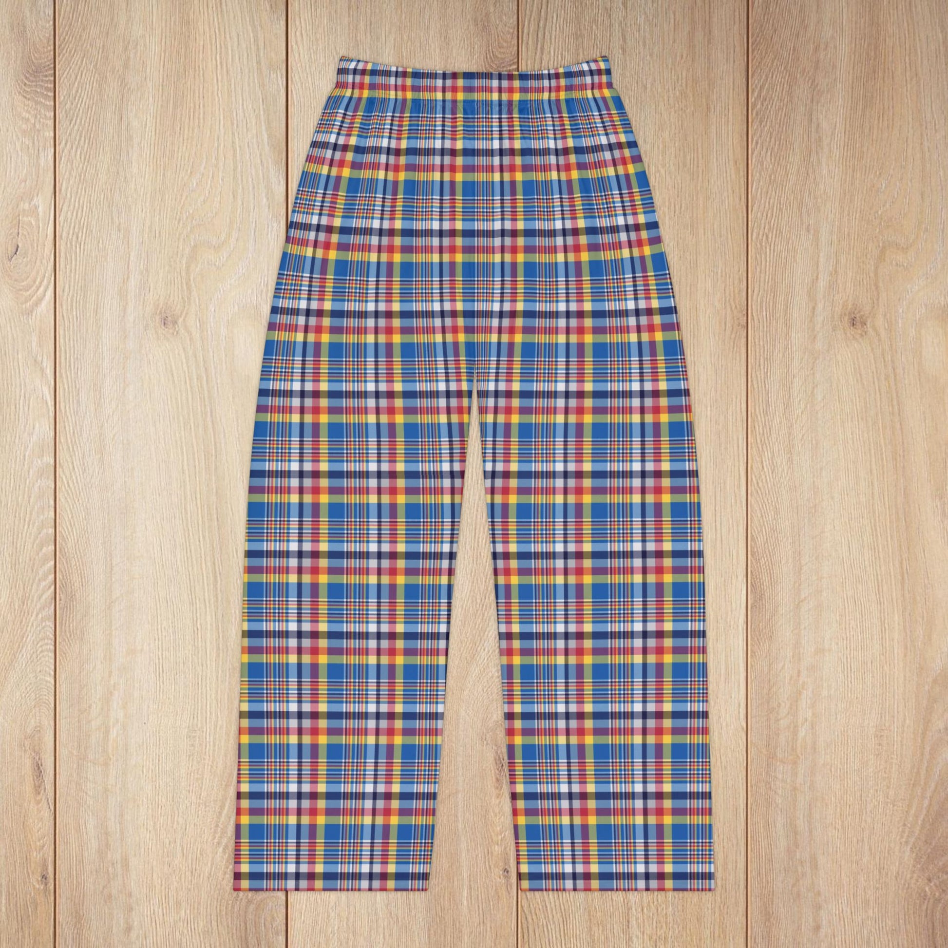 Women’s Blue, Red & Yellow Ohio Plaid Pajama Pants