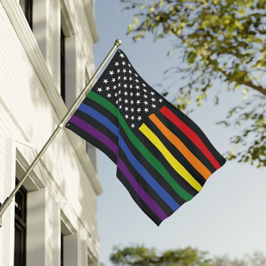 36'' × 60'' USA Rainbow Pride Flag with Grommets