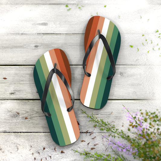 XL Black sole Nebulasexual Pride Flip Flops