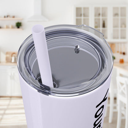 Custom 20oz Skinny Tumbler with Straw