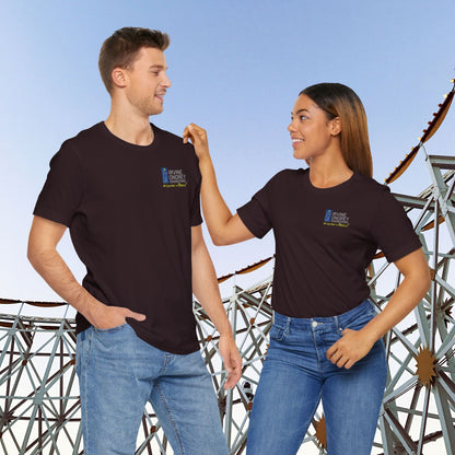 I Just Wanna Get Spooky & Ride Roller Coasters Tee (BACK graphic) • Irvine Ondrey Engineering