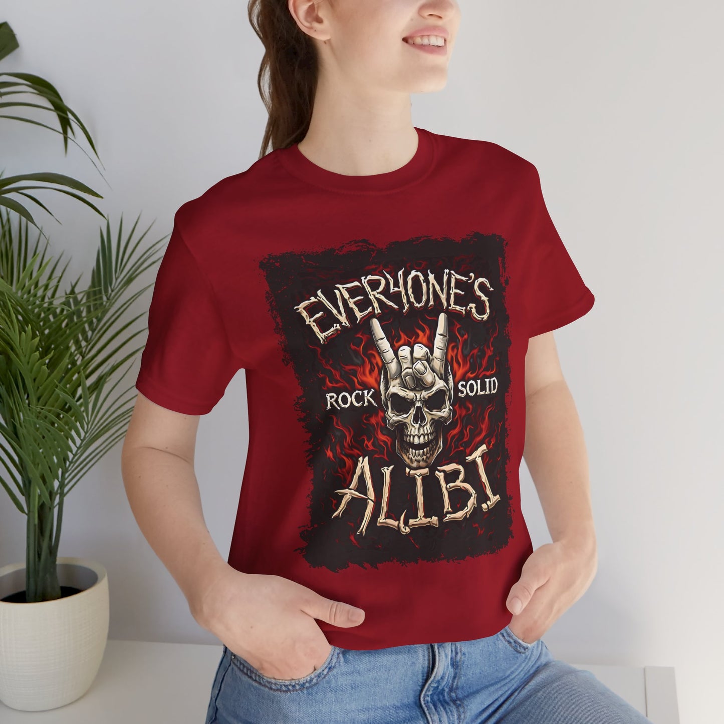 Everyone's Alibi Skull Hand T-Shirt