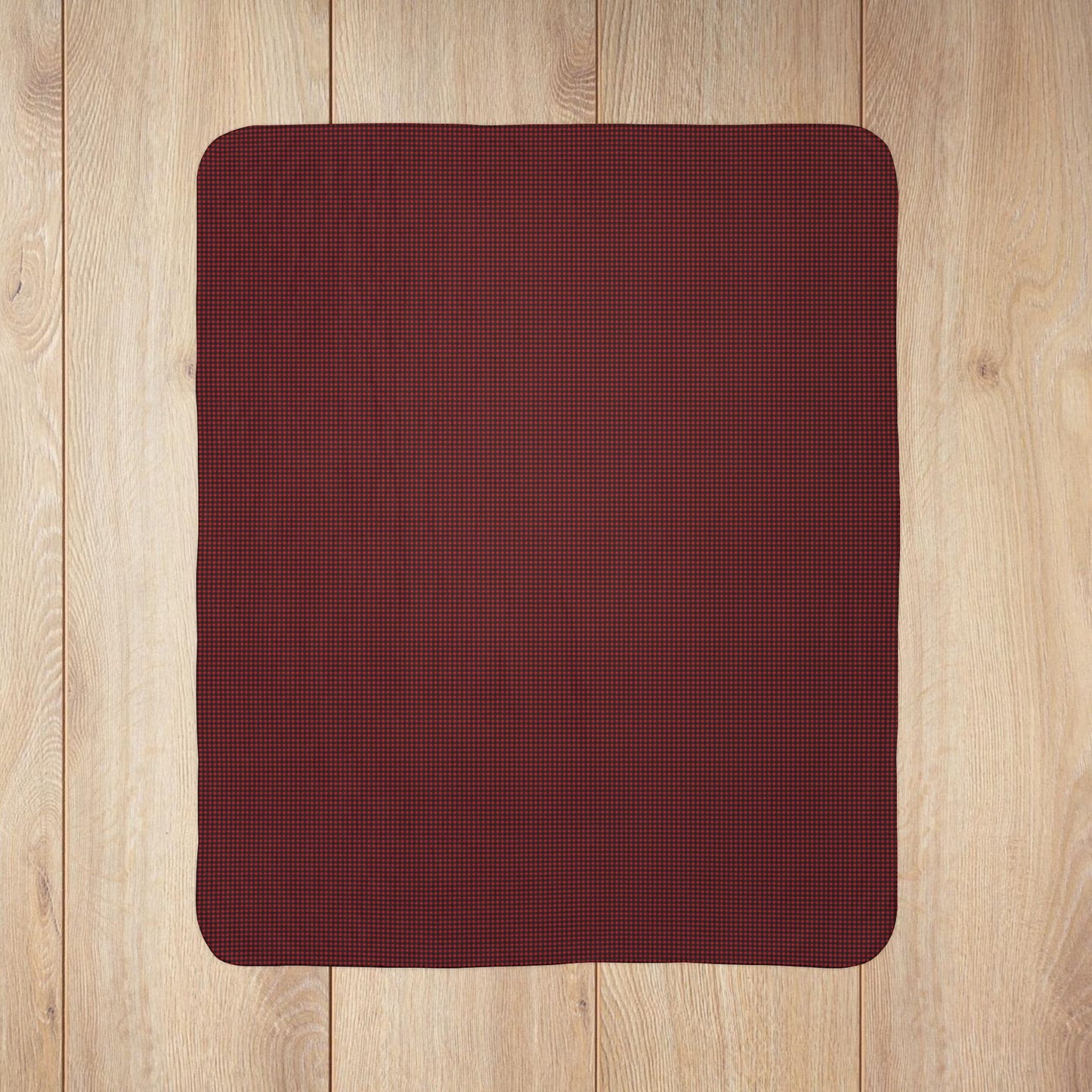 Red Buffalo Plaid Gingham Fleece Sherpa Blanket