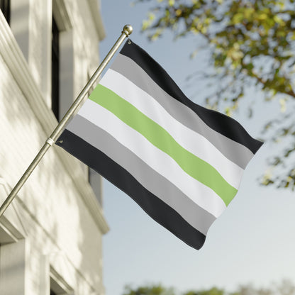 30'' × 40'' Agender Pride Flag with Grommets