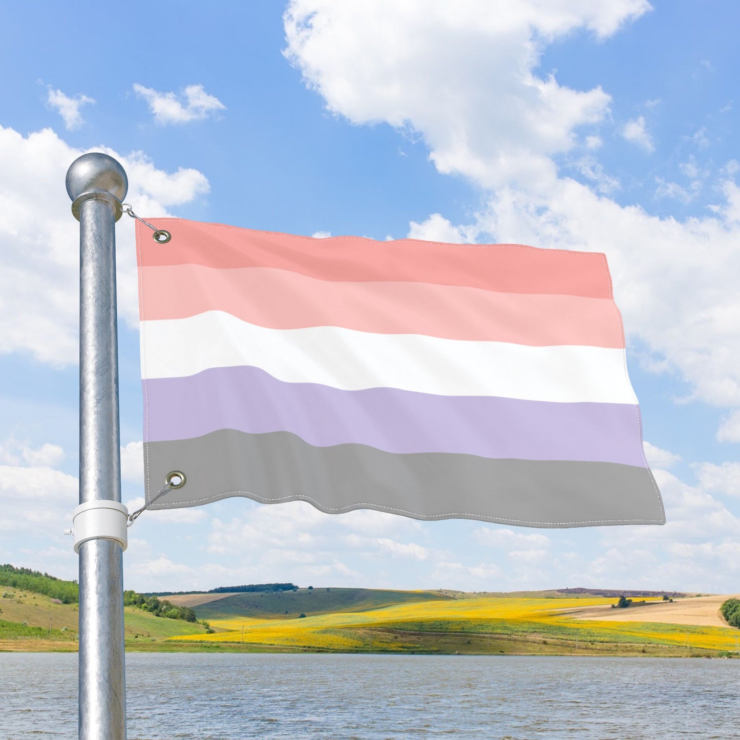 Cupioromantic Pride Flag with Grommets
