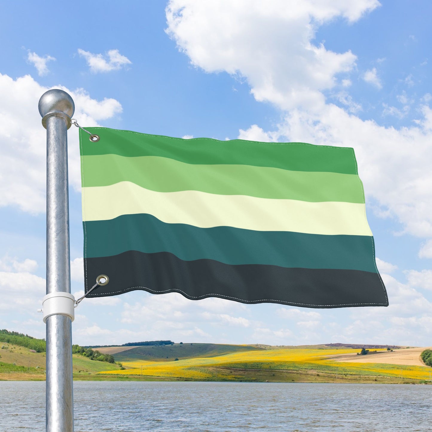 Aromantic Spectrum Pride Flag with Grommets