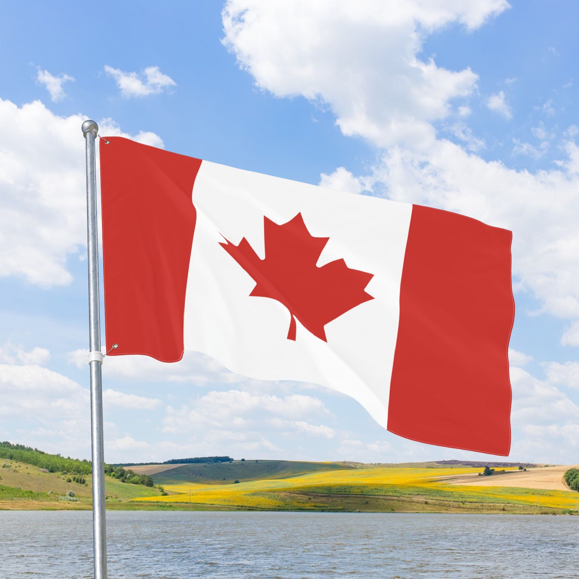 Canada Flag with Grommets