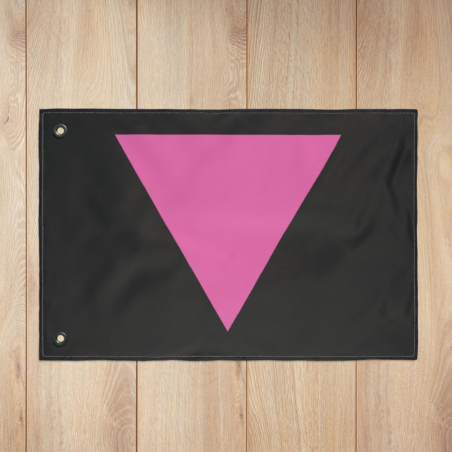 Lesbian Pride Double-Sided Pink Triangle Flag with Grommets