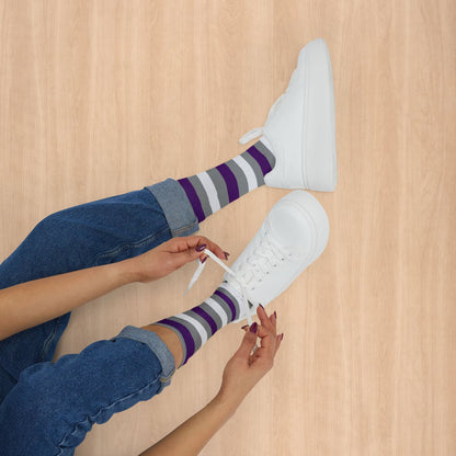 Greysexual Pride Socks