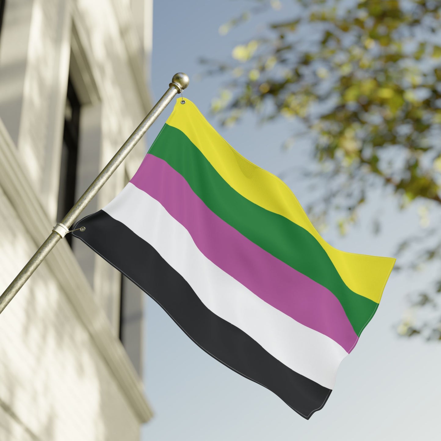 24'' × 36'' Ceterosexual Double-Sided Pride Flag with Grommets