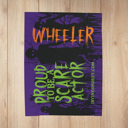 Proud to Be a Scare Actor Personalized Blanket