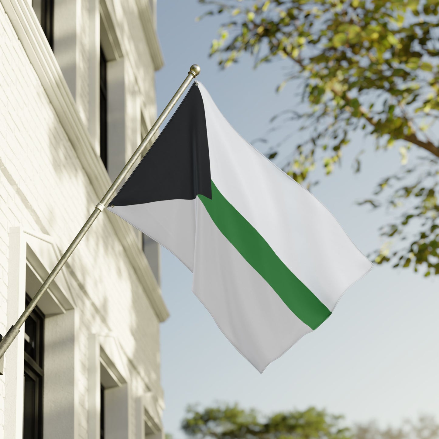 36'' × 60'' Demiromantic Pride Flag with Grommets