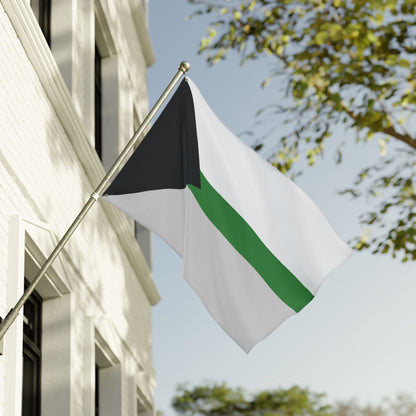 36'' × 60'' Demiromantic Pride Flag with Grommets