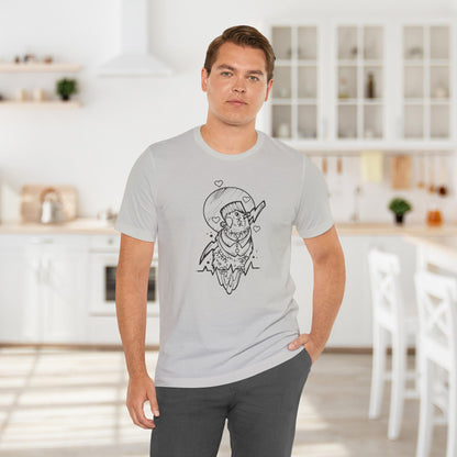 Frankenstein Lovebird, Line Art Tee