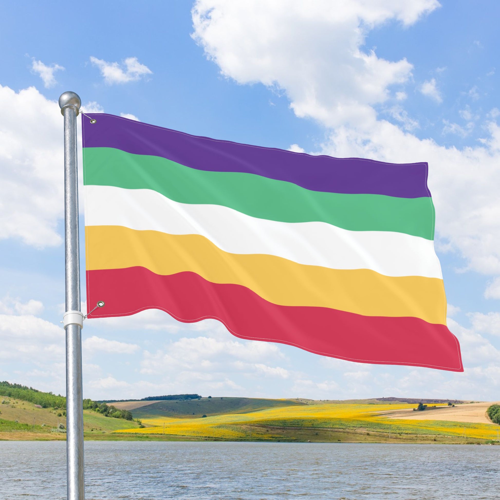 Neurodivergent Pride Flag with Grommets