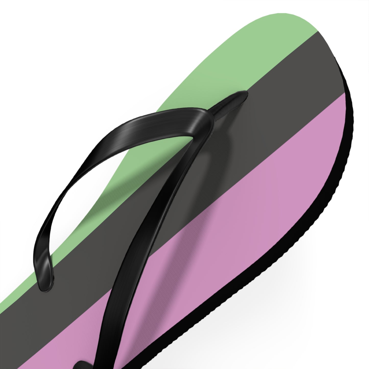 Desinoromantic Pride Flip Flops