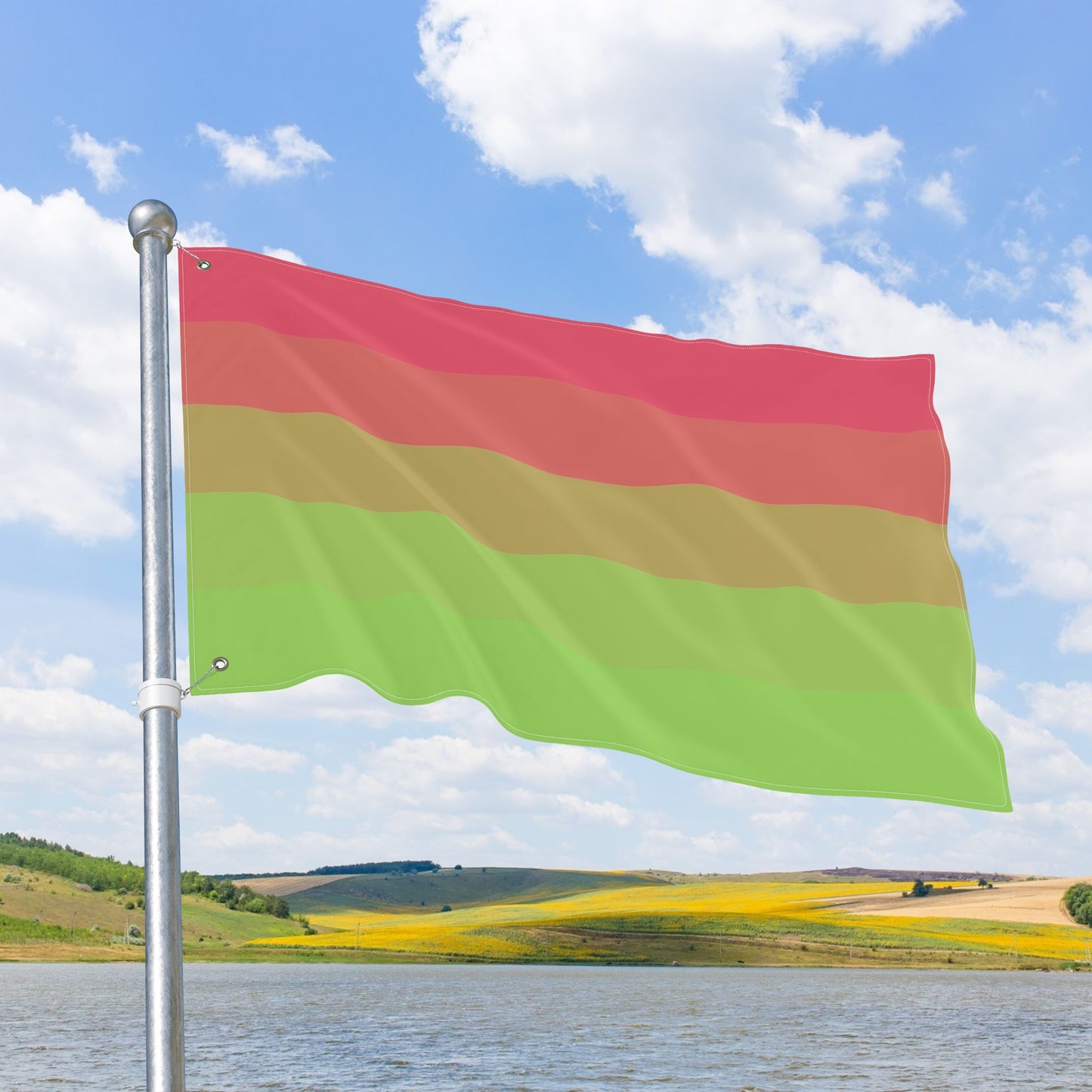 Aroflux Gradient Pride Flag with Grommets