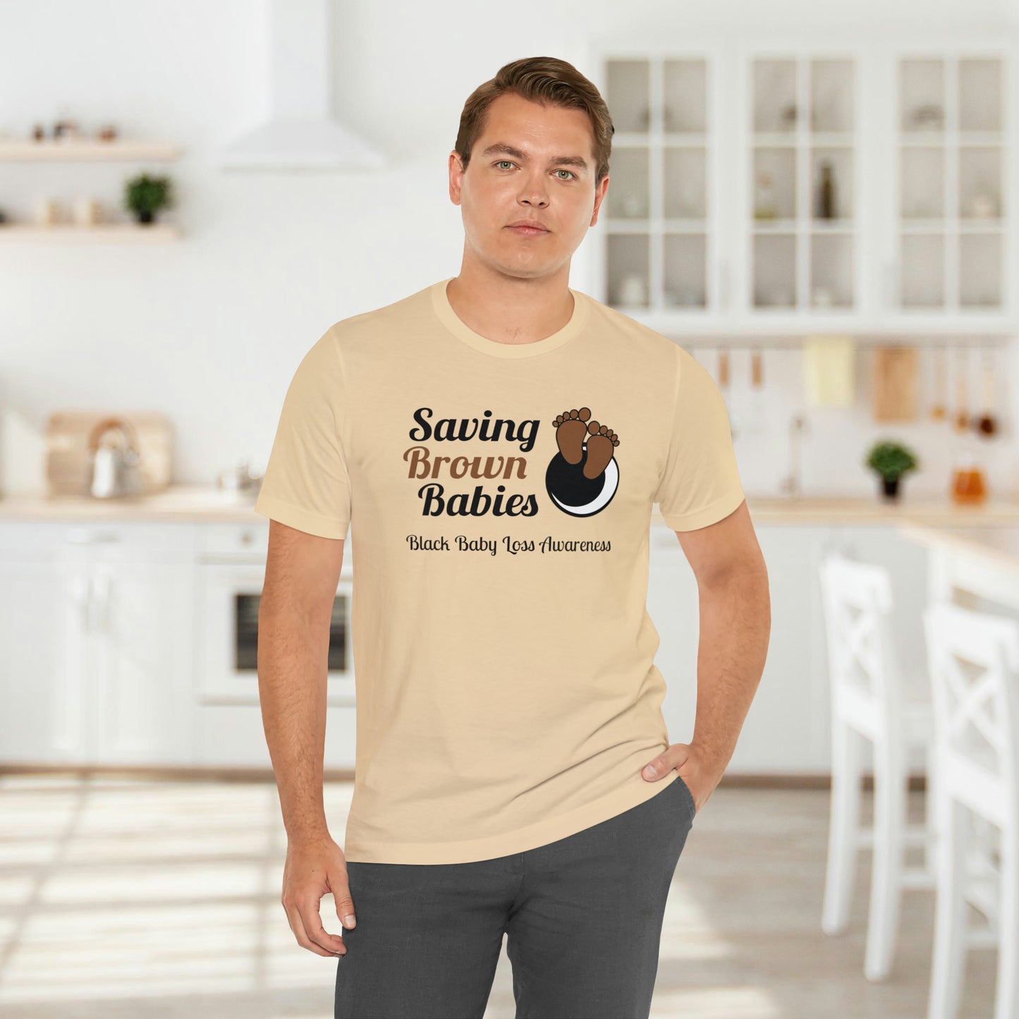 Quietly United in Loss Together Non-Profit / Saving Brown Babies Charity Tee, Pregnancy & Infant Loss Awareness
