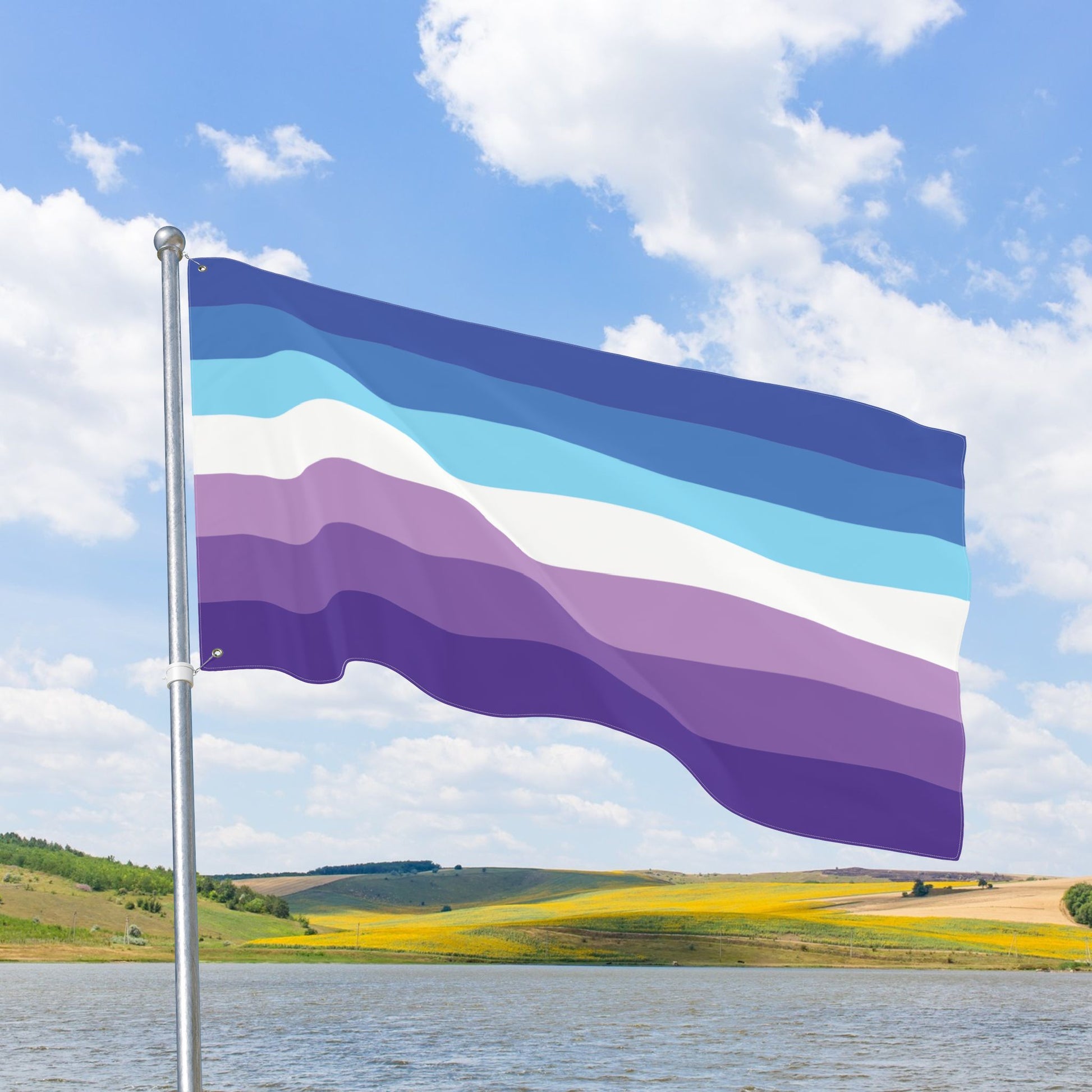 Berrisexual Double-Sided Pride Flag with Grommets