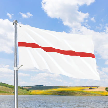 Thin Red Line for Nurses Flag with Grommets