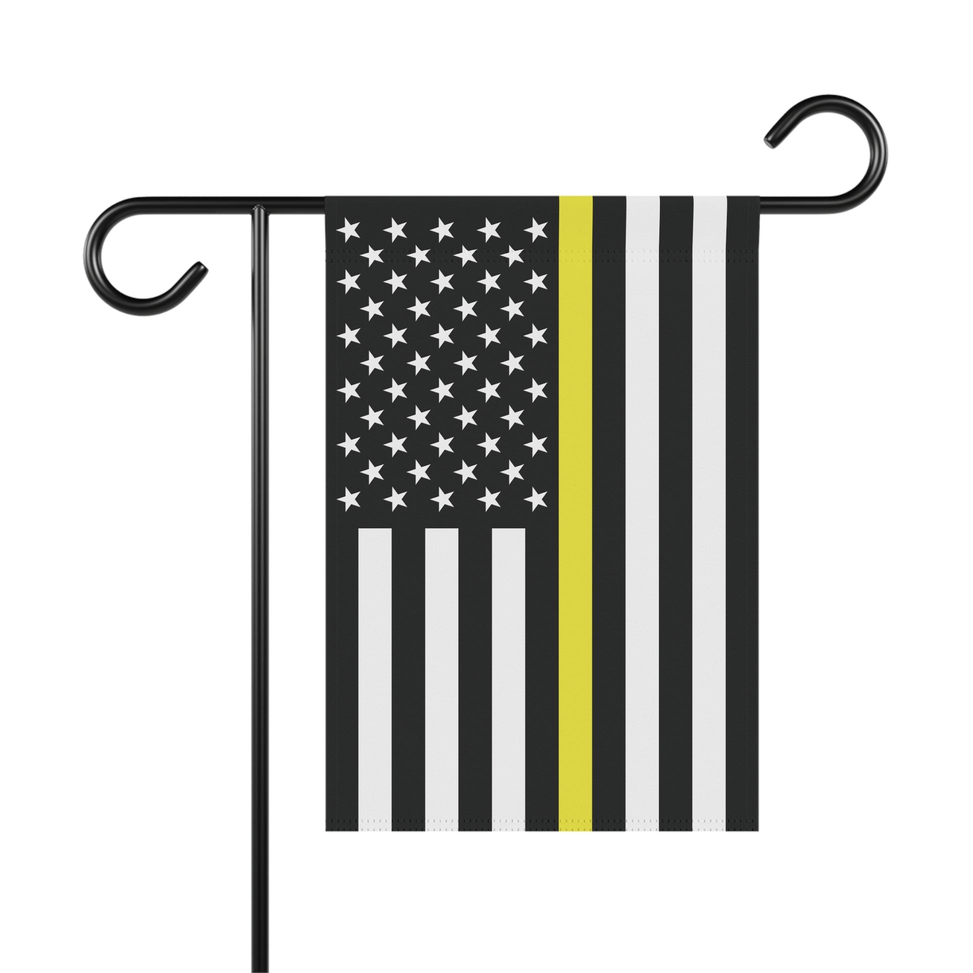 USA Thin Yellow Line American Flag Garden Flag Banner