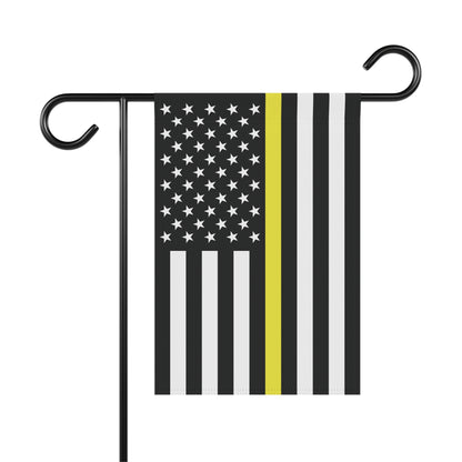 USA Thin Yellow Line American Flag Garden Flag Banner