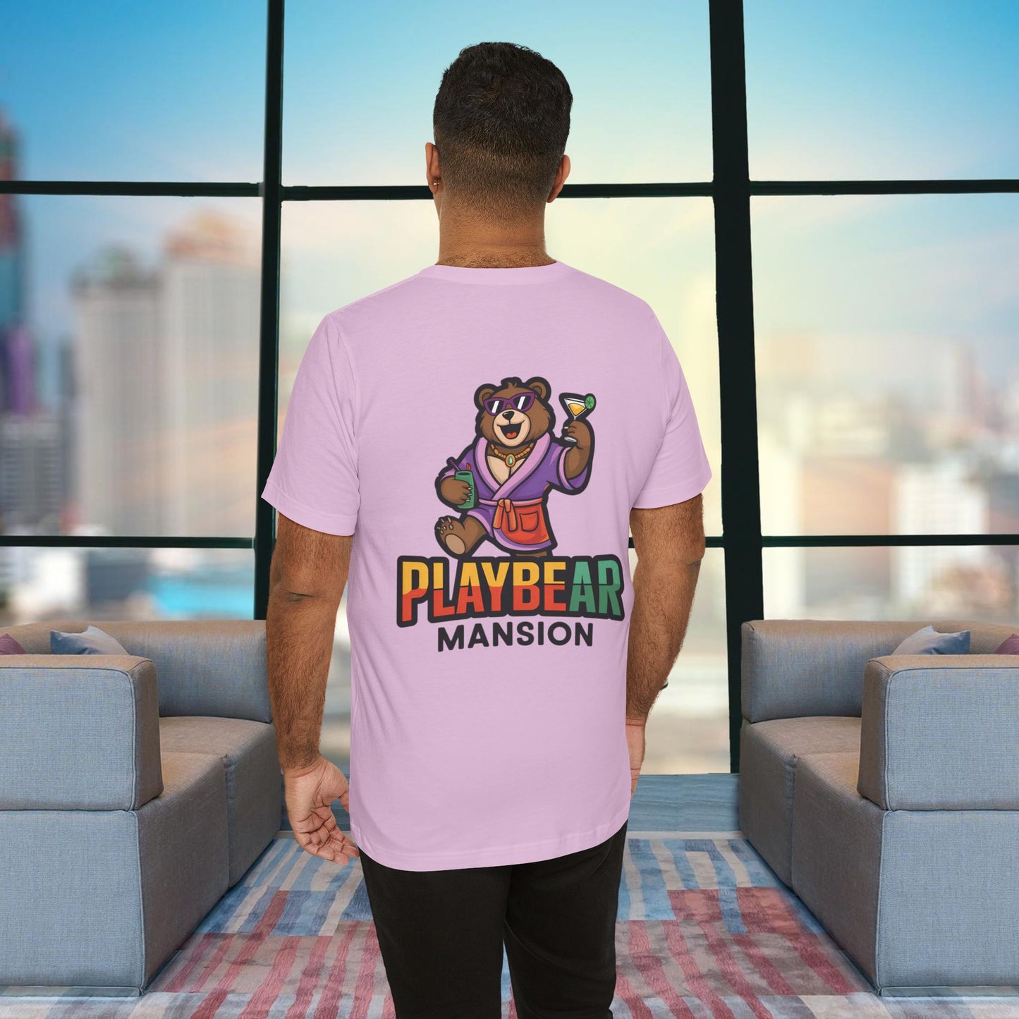 Playbear Mansion Tee (Back Graphic)