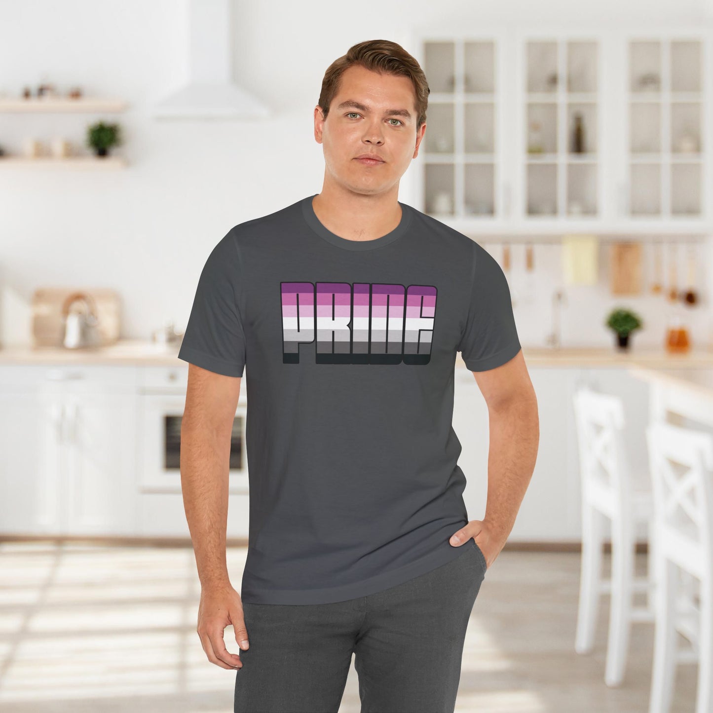 Asphalt Straight Queer Pride Tee