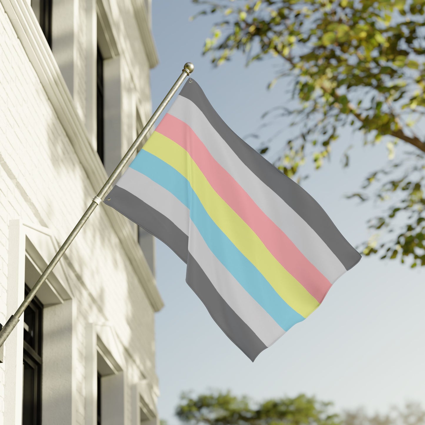 36'' × 60'' Demiflux Double-Sided Pride Flag with Grommets