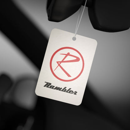 Rambler Red/Black Logos Custom Air Freshener