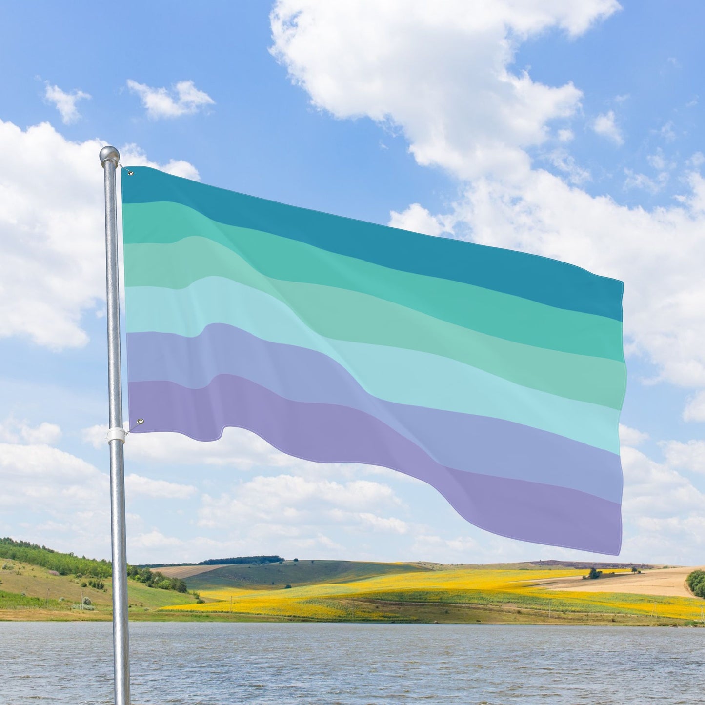 Neptunic Double-Sided Pride Flag with Grommets