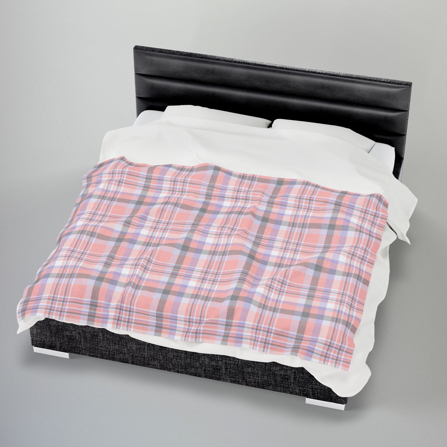 Cupioromantic Pride Plaid Velveteen Plush Blanket