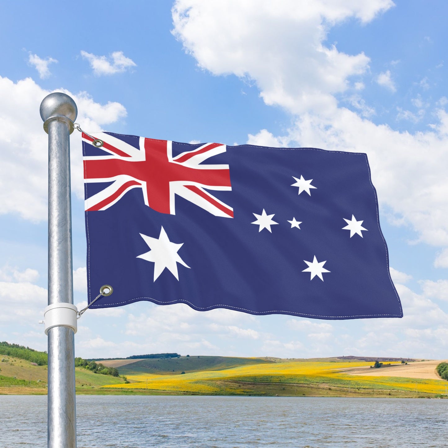 Australia Flag with Grommets