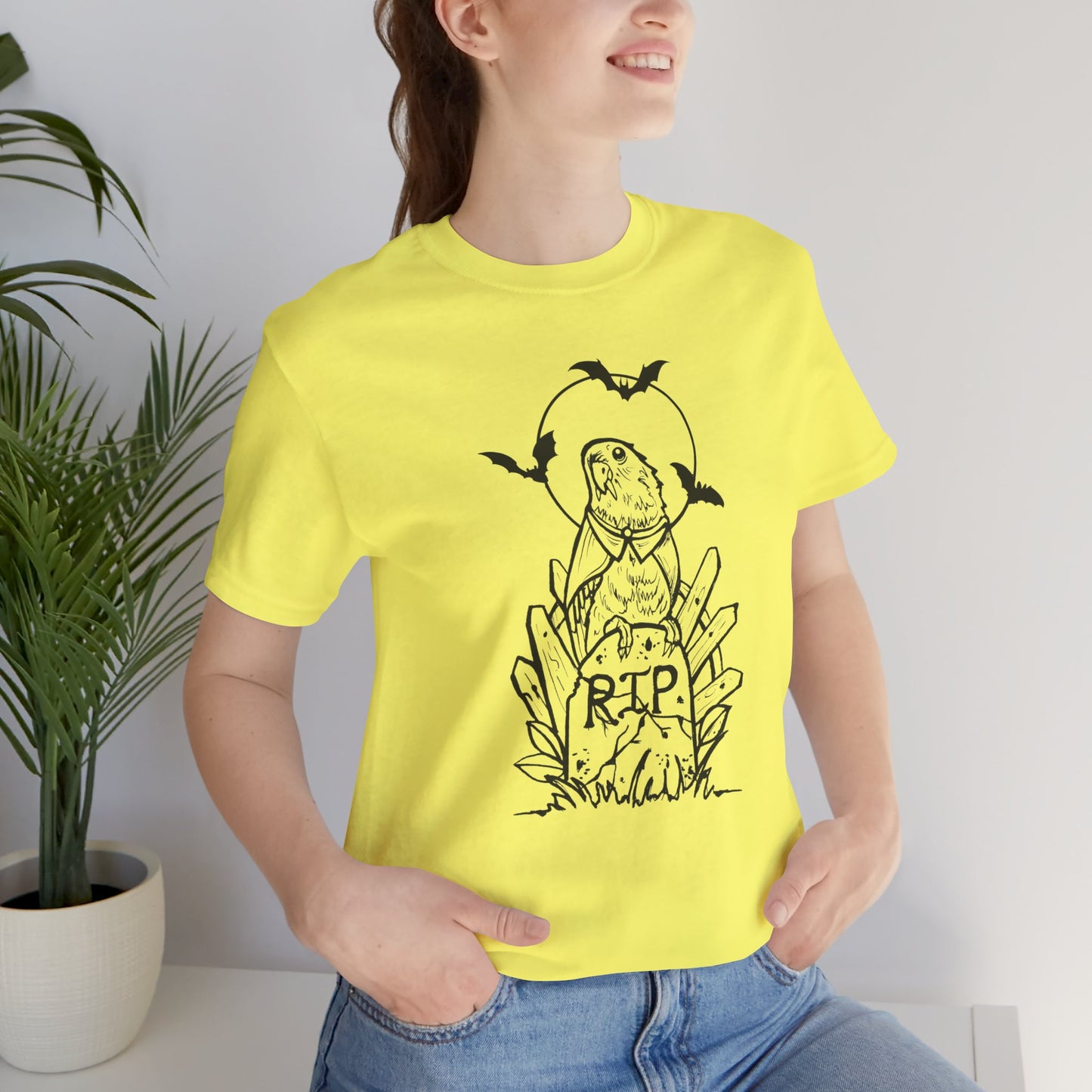 Vampire Lovebird, Line Art Tee