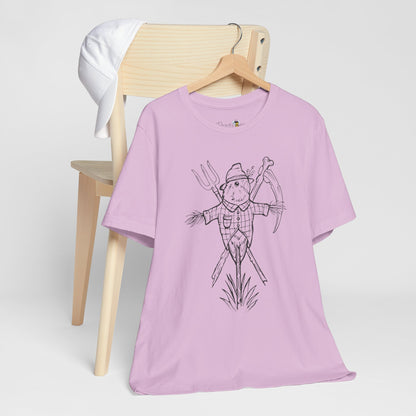 Scarecrow Lovebird, Line Art Tee