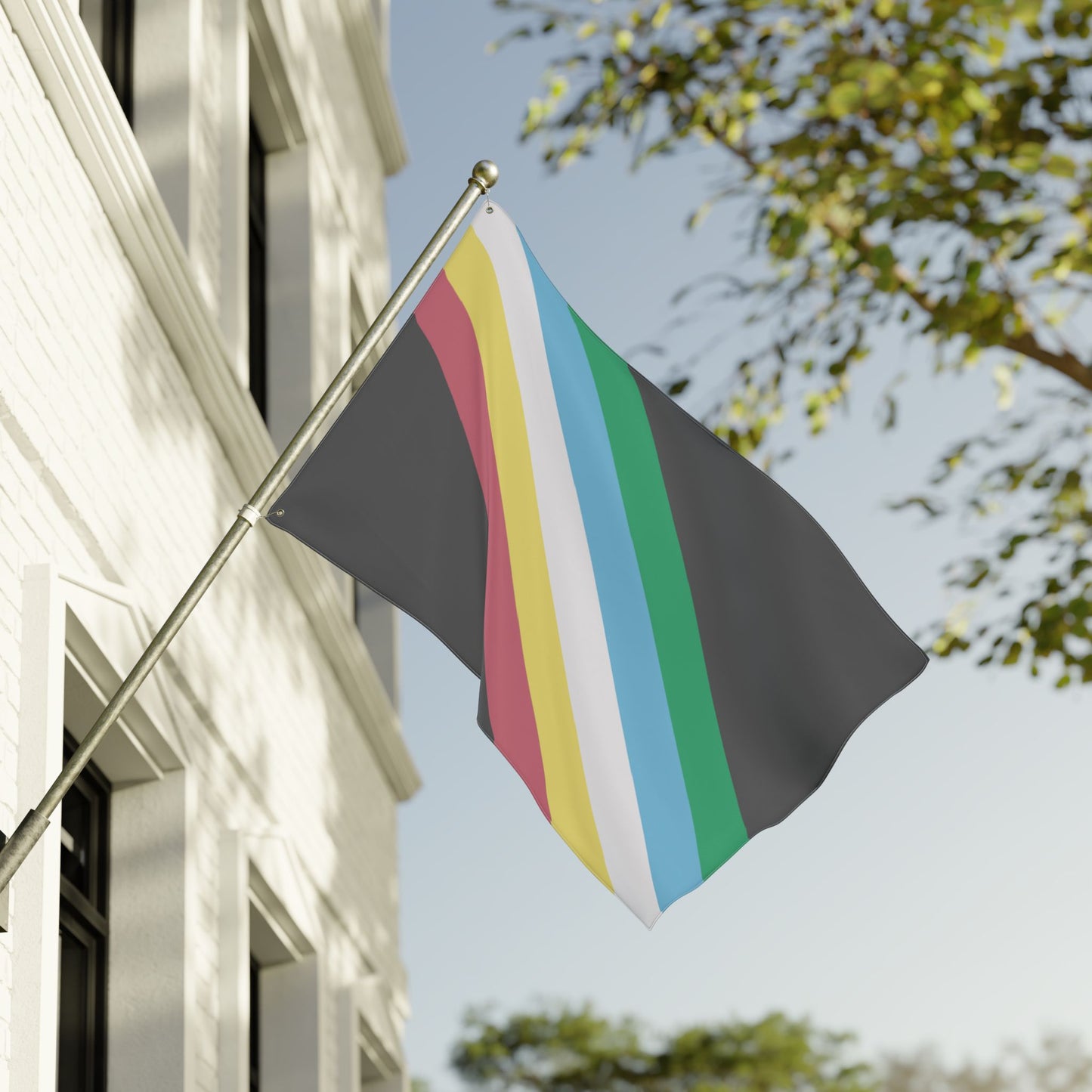 36'' × 60'' Disability Pride Flag with Grommets