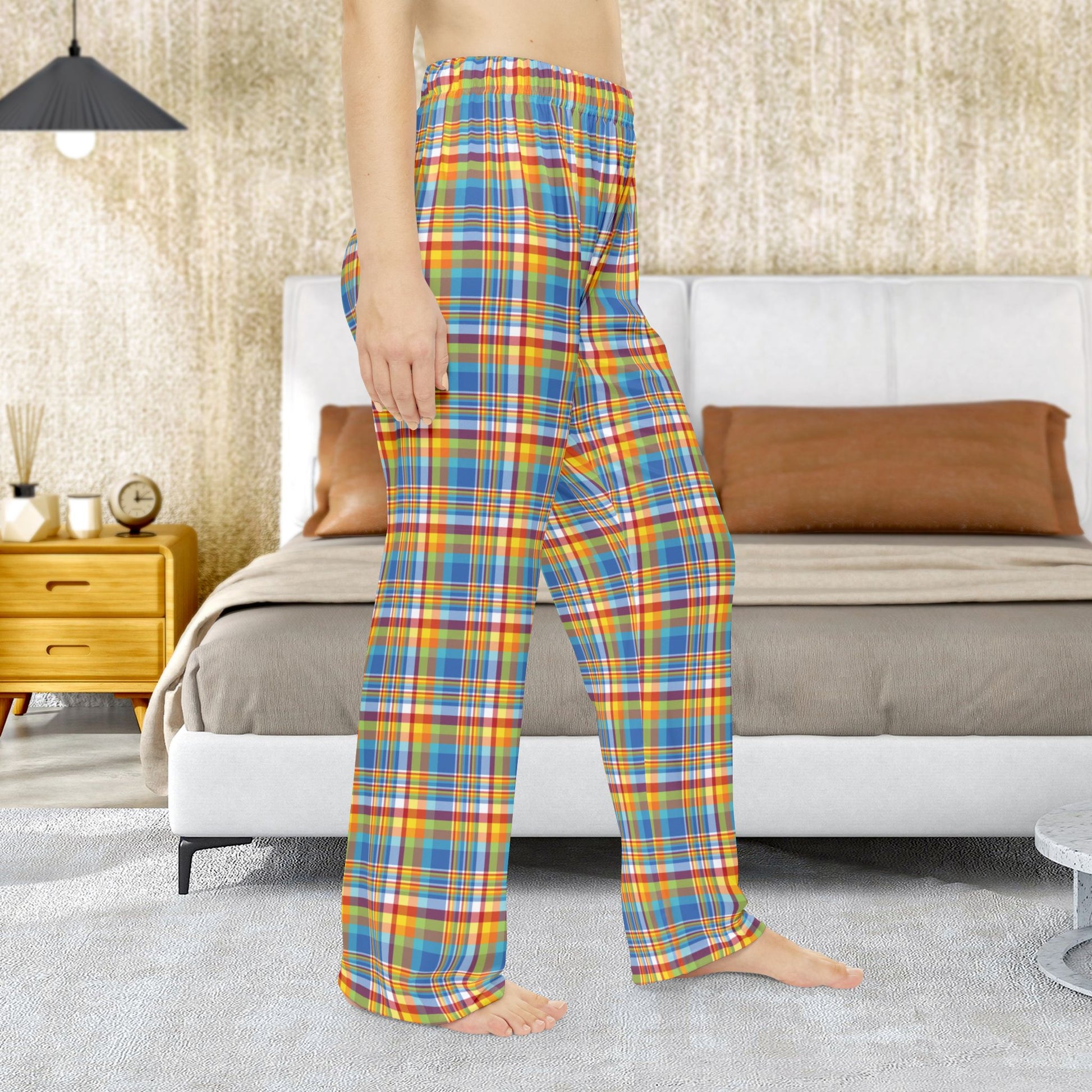 Women’s Midway Boardwalk Rainbow Ohio Plaid Pajama Pants