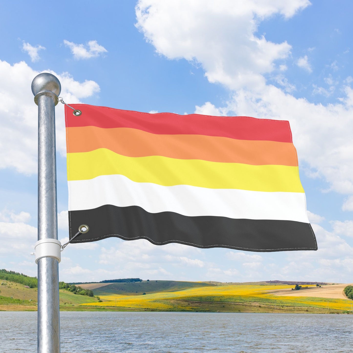 Lithromantic Pride Flag with Grommets