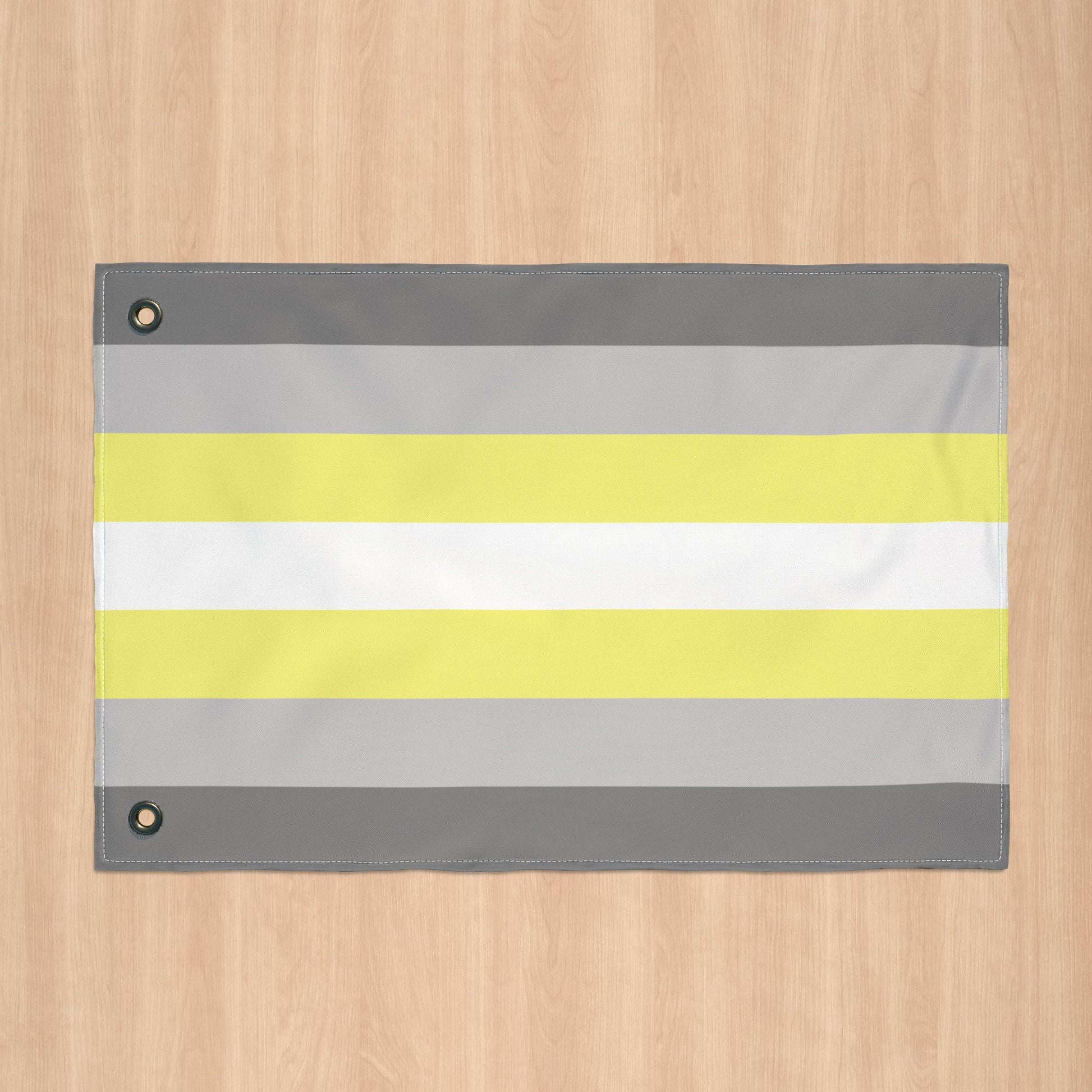 Demigender Pride Flag with Grommets